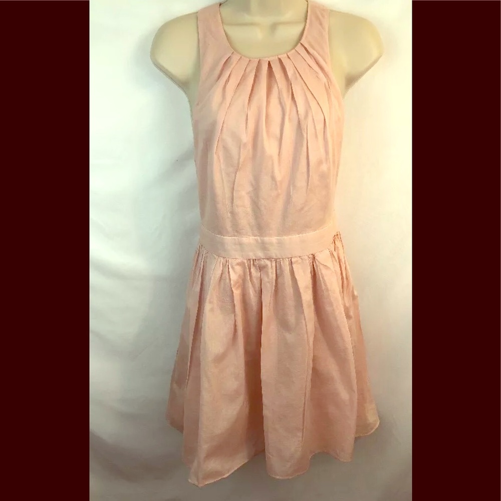 Express Pale Pink Short Dress Sz 4 Open Back